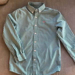 Vineyard Vines Gingham Whale Shirt